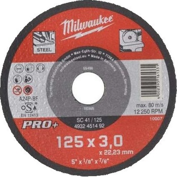 Milwaukee Řezný kotouč 125 x 3 mm 4932451492