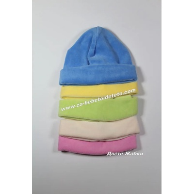 СИСИ-ДИ ООД Плюшена бебешка шапка, 56