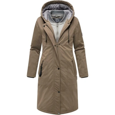 Marikoo Зимна дамска парка с качулка Ledalaa, кафява (M-108-728.LEDALAA_16.stone_brown)