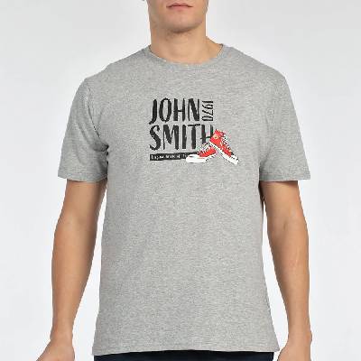 Тениска John smith Verin m short sleeve T-shirt - Grey (Vigore Medium Gray)