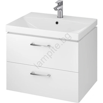 Cersanit S801-142-DSM -Стенно шкафче за баня с мивка LARA CITY 60 бяло (CS0148)