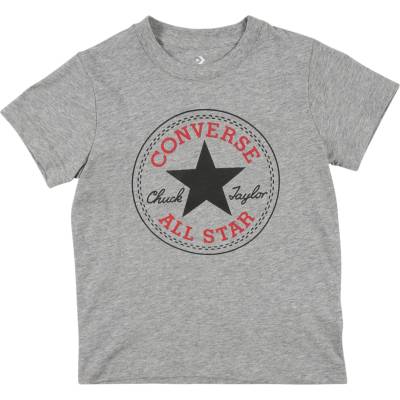 Converse Тениска 'chuck patch' сиво, размер 92-98