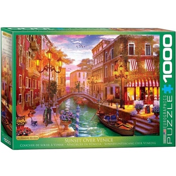 Image 1 of EUROGRAPHICS - Puzzle Davison: Sunset over Venice - 1 000 piese