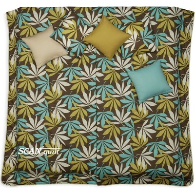 SCANquilt přehoz na postel KLASIK canabis hnědozelinkavá 135 x 250 cm – Zboží Dáma