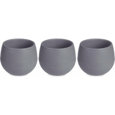 Ibergarden samozavlažovací květináče, plastové, 3 ks 10 cm