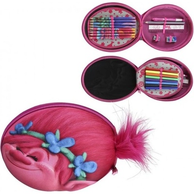 Cerda - 3D несесер пълен Trolls