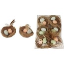 Dekoračné hniezdo, 6 ks P1597