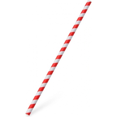 Wimex Slamka 25 cm Ø8mm červeno-biela 3200 ks