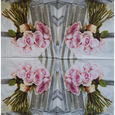 Paper Designe obrúsky Pink romance 33x33cm