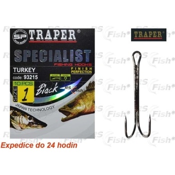 Traper Dvojháček Specialist Turkey vel.1 10 ks