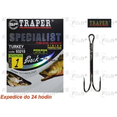 Traper Dvojháček Specialist Turkey vel.1 10 ks