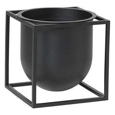 Audo Кашпа Kubus на стойка 14 см черна (71070-000572)