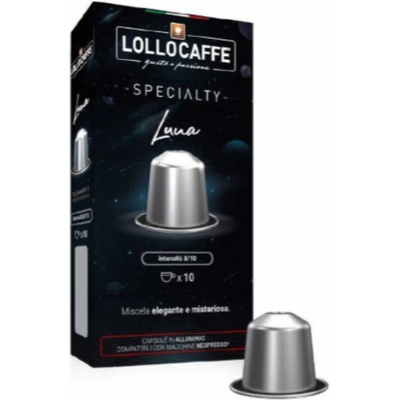 Lollo Caffé Алуминиеви кафе капсули Lollo caffé Luna Espresso за NESPRESSO® 10 бр
