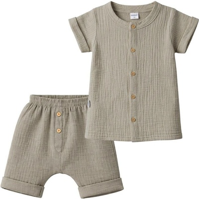 New Baby Kojenecká mušelínová košile s kraťasy linen – Zboží Dáma