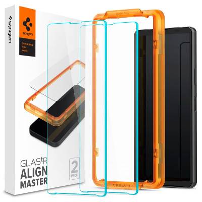 Glas. tR Align Master Tempered Glass 2 Pack - 2 броя калени стъклени защитни покрития за дисплея на Sony Xperia 10 V (прозрачен)
