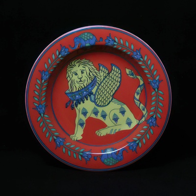 Bopla! Talíř hluboký Leoninus červený 22 cm