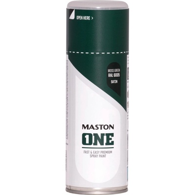 MASTON One - akrylová - RAL 6005S - Machová zelená satén - 400 ml