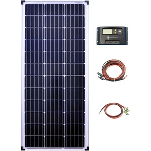 Solartronic 100 W, 12V Соларна система, 20A контролер, слънчеви панели 1200mm (100M20)