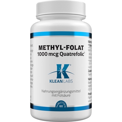 KLEAN LABS Methyl-Folat 1000 mcg - 60 таблетки
