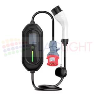  11 kW Преносимо Трифазно Зарядно Устройствo за Електромобили тип 2, (APP FL-EU002-3)