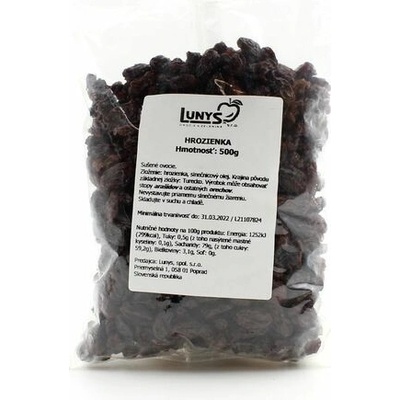 Lunys Hrozienka sušené 500 g