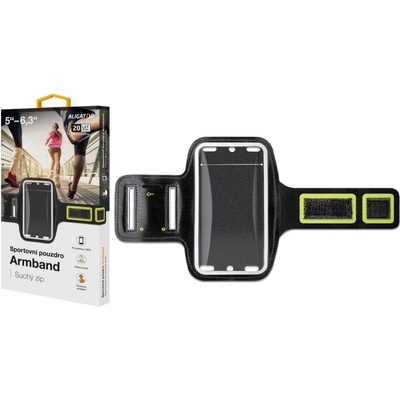 ALIGATOR Sportovní ALIGATOR Armband černo-žluté