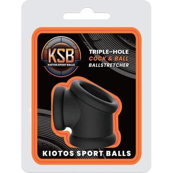 Kiotos KSB Silicone Cock & Ballstretcher Black
