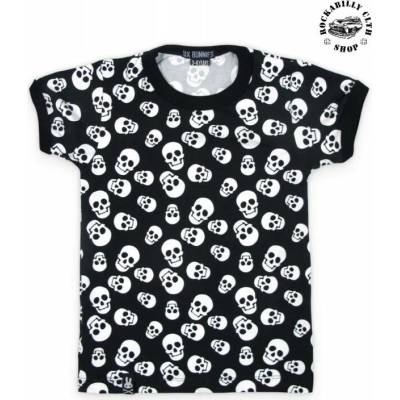 Dětské tričko Six Bunnies Polka Skulls