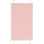 vidaXL Плисирана щора, розова, 80x150 см, ширина на плата 79, 4 см, полиестер (4015445)