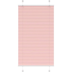 vidaXL Плисирана щора, розова, 80x150 см, ширина на плата 79, 4 см, полиестер (4015445)