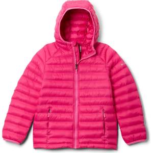 Columbia Детско синтетично яке Columbia Kid's Powder Pass Hooded Jacket Synthetic jacket - Guava Pink (703-6870-0213)