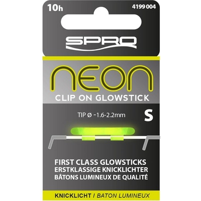 SPRO klip na chemické svetlo Neon Clip On Glowstick Green S