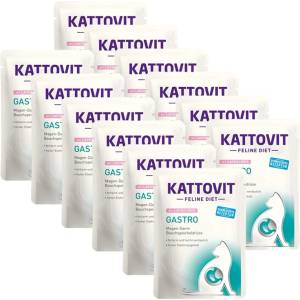 KATTOVIT Gastro паста сьомга + ориз 12 x 85 г
