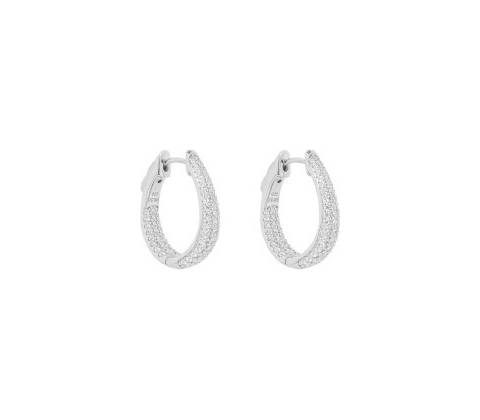 Diamonfire strieborné náušnice E6187