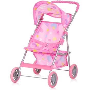 Chipolino Количка за кукли "Алис" сърчица (3800931060503)