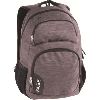 PULSE Ученическа раница PULSE Element Gray Cationic