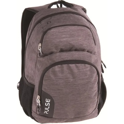 PULSE Ученическа раница PULSE Element Gray Cationic