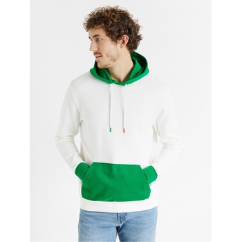 Celio Зелено-бял мъжки суитчър Celio Demultico Celio | Byal | МЪЖЕ | S