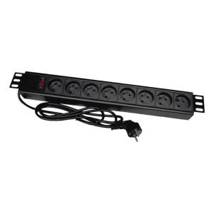 ALANTEC PZ081U3M power extension 3 m 8 AC outlet(s) Indoor Black (PZ081U3M)