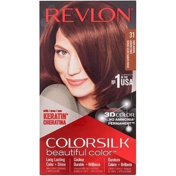 Revlon Colorsilk Beautiful Color barva na vlasy na barvené vlasy na všechny typy vlasů 31 Dark Auburn 59,1 ml