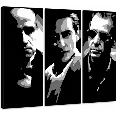 Ručne maľovaný POP Art obraz GODFATHER - 90x60 cm