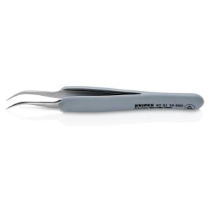 KNIPEX Прецизна пинсета с гумена дръжка esd 122 мм knipex 60049 (92 31 10 esd)