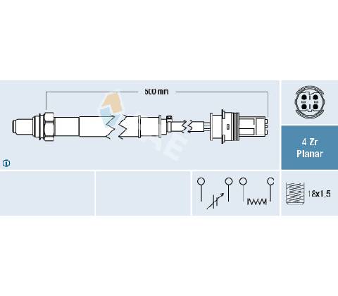 Lambda sonda FAE 77443