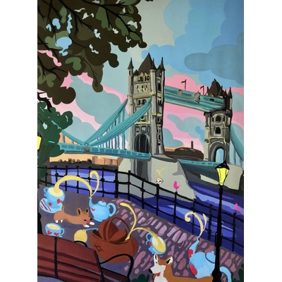 Norimpex diamantové maľovanie Tower Bridge 30 x 40 cm