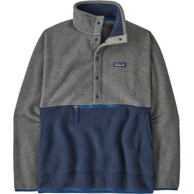 Patagonia Мъжки поларен пуловер Patagonia Retro Pile 1/2 Snap Pullover Fleece jumper - New Navy / Nickel - размер XL (005-5487-0315)