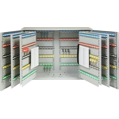 Oceľová dvojkrídlová skriňa na kľúče. RICHTER TS.600.D2, RICHTER bílá