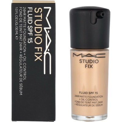 MAC Cosmetics Studio Fix Fluid SPF15 24HR Matte Foundation + Oil Control matující make-up SPF15 NC15 30 ml