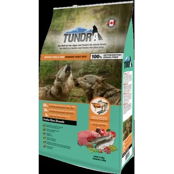 TUNDRA Reindeer, trout and beef Adult - висококачествена храна за пораснали кучета от средни и едри породи, БЕЗ ЗЪРНО, с Елен, пъстърва и говеждо, 3, 18 кг, Германия - 16172