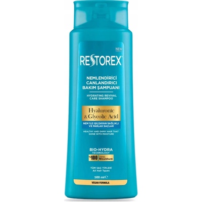 Restorex hydratačný a revitalizačný šampón 500 ml