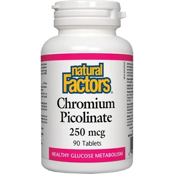 Image 1 of Natural Factors Chromium Picolinate 250 mcg [90 Таблетки]